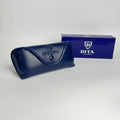 DITA Design Blue Leather Protective Glasses Case