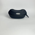 Black Designer Zipper Glasses Case