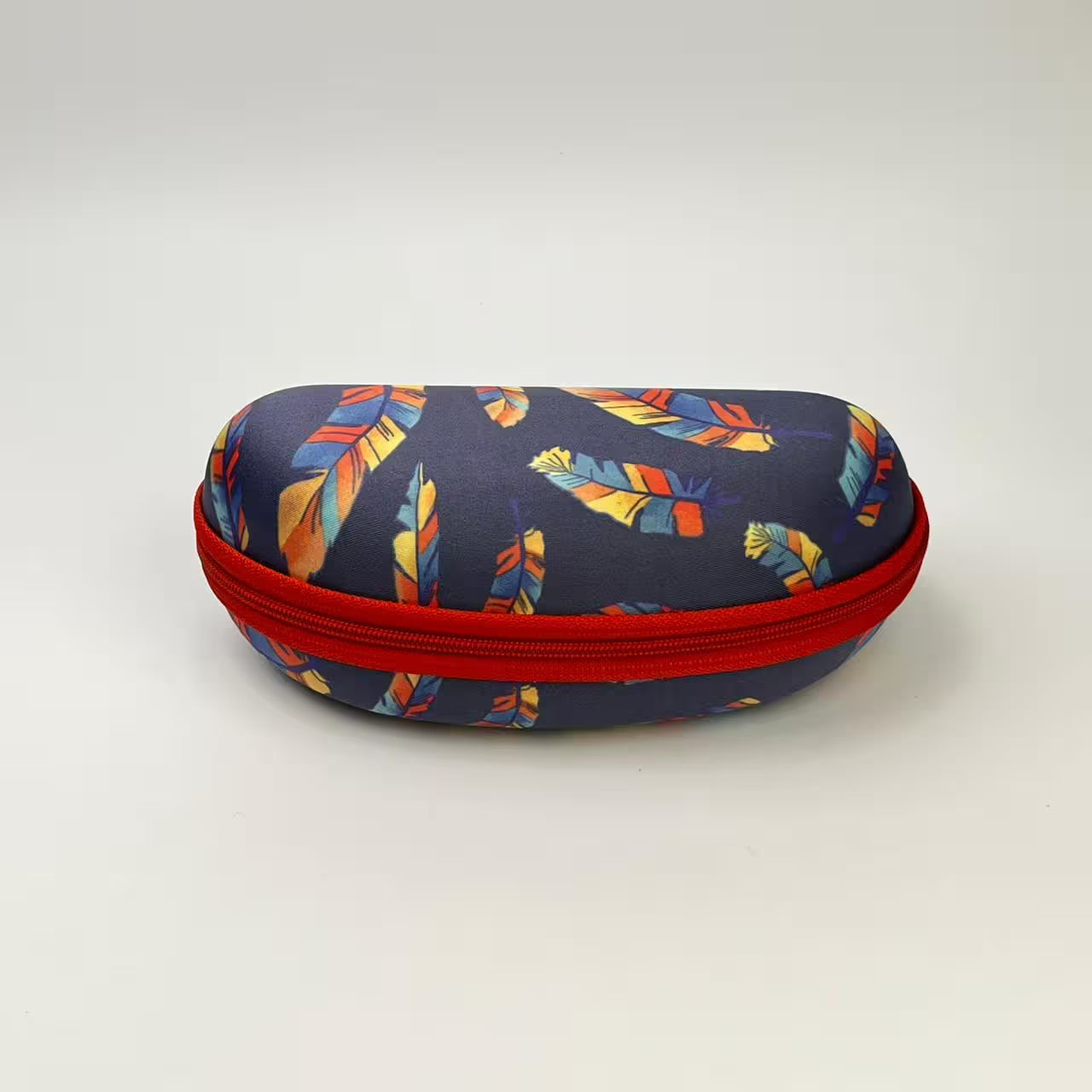 Black Feather Glasses Protective Case