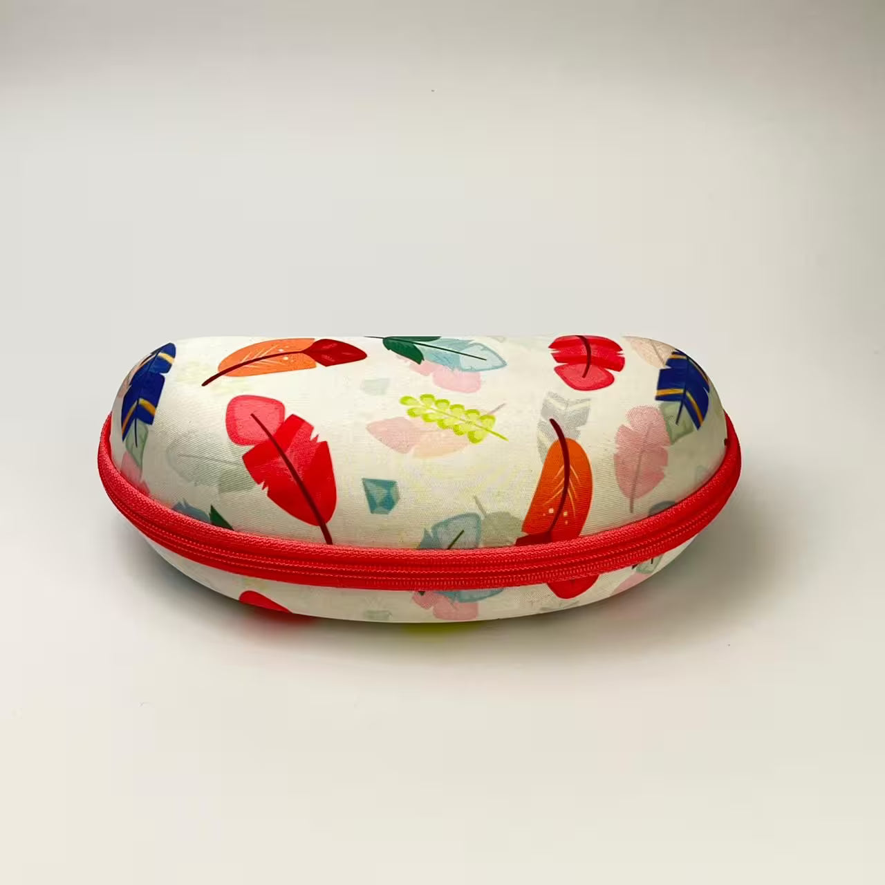 White Feather Glasses Protective Case