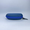 Blue Textured Glasses Protective Case
