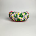 Leaf Print Fabric Glasses Case