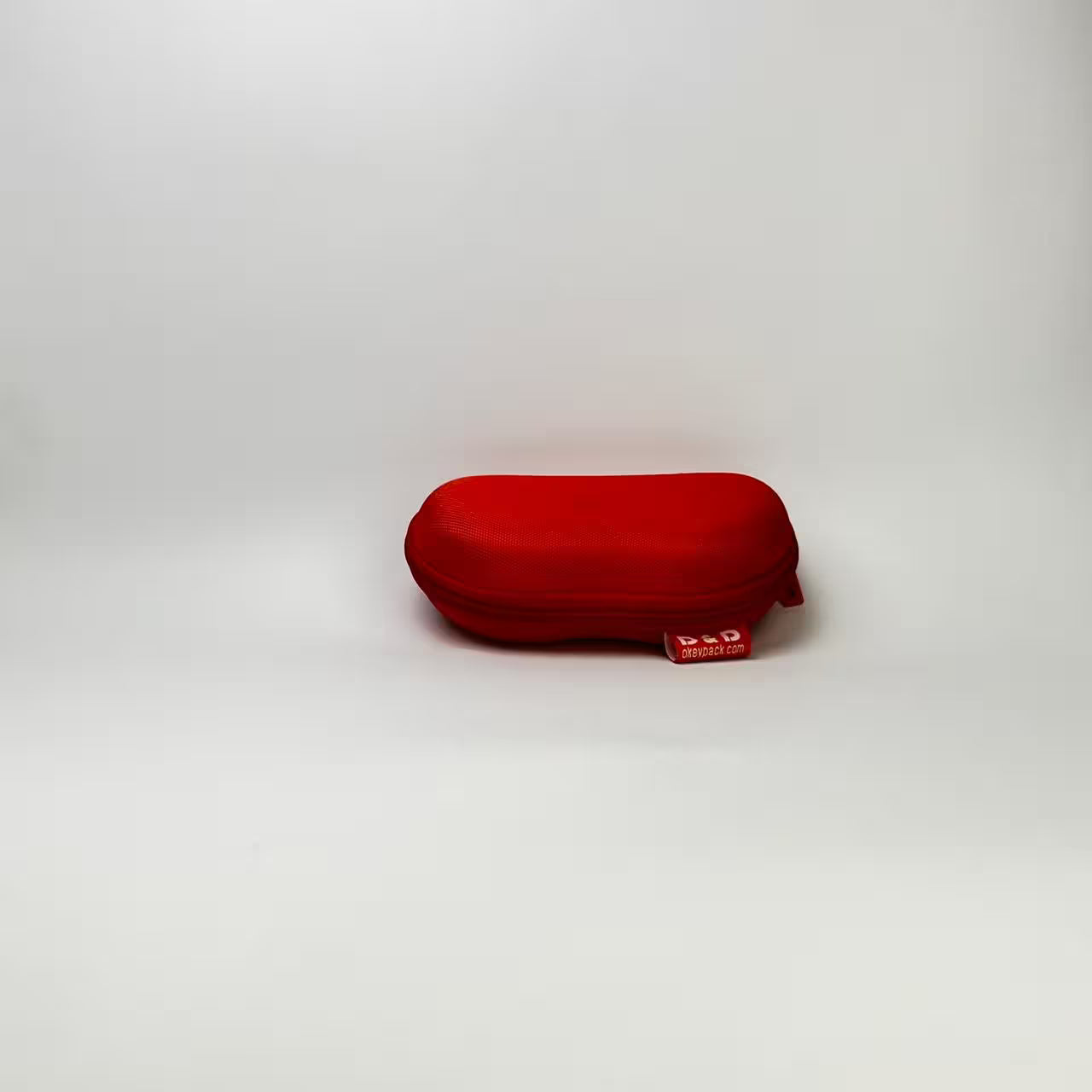 Solid Red Slim Glasses Protective Case