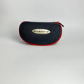 Black Mesh Fabric Zipper Glasses Case