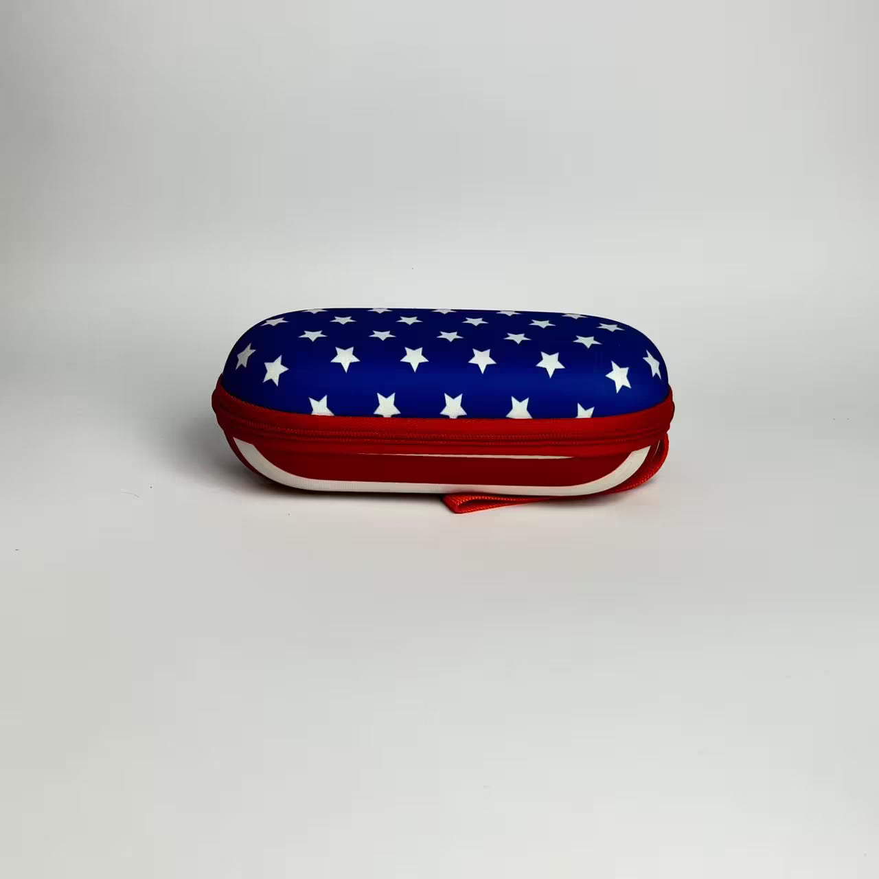 Kids White Star Luxury Glasses Case