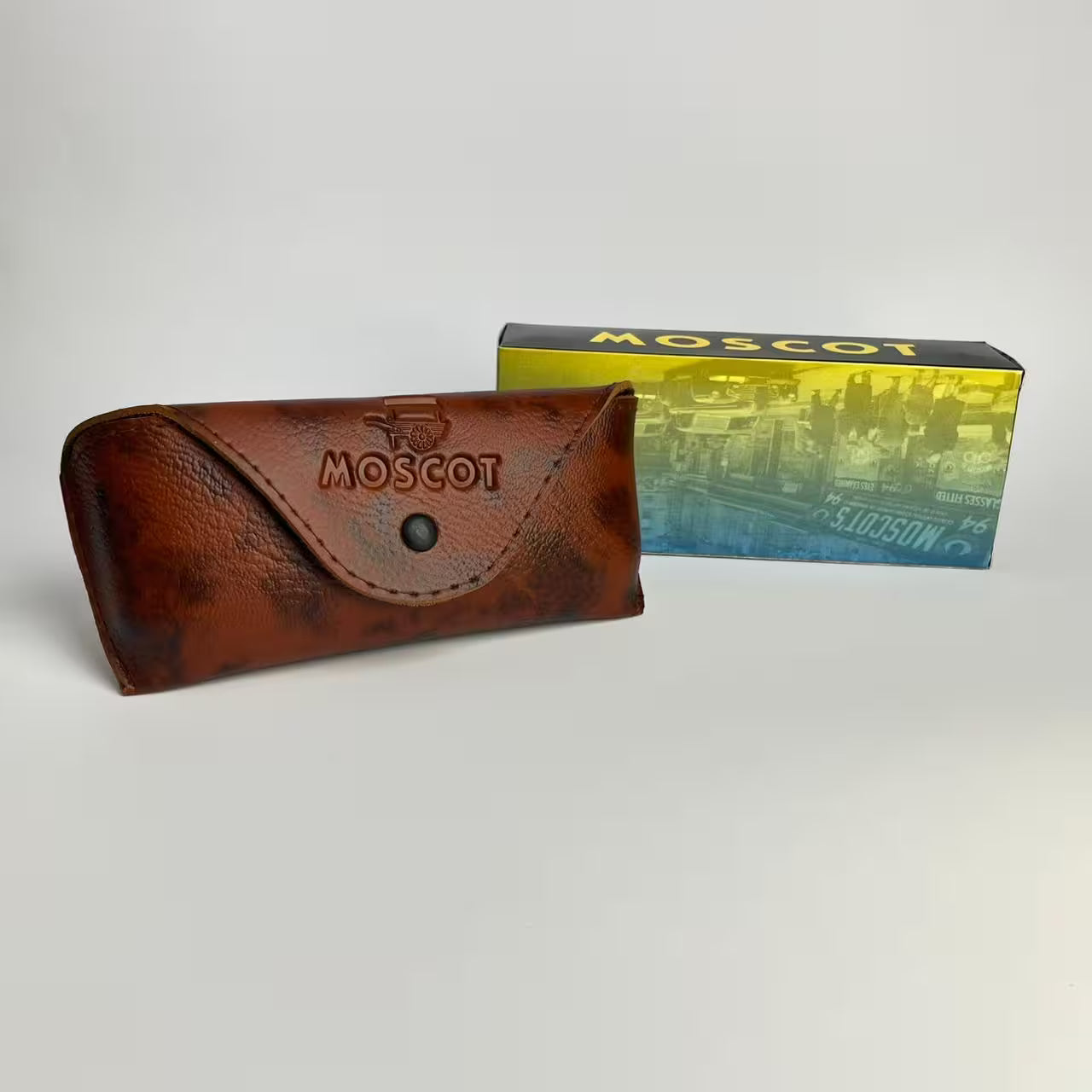 Moscot Textured Leather Case