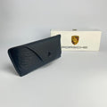 Porsche Design Black Textured Embossed Leather Protective Case