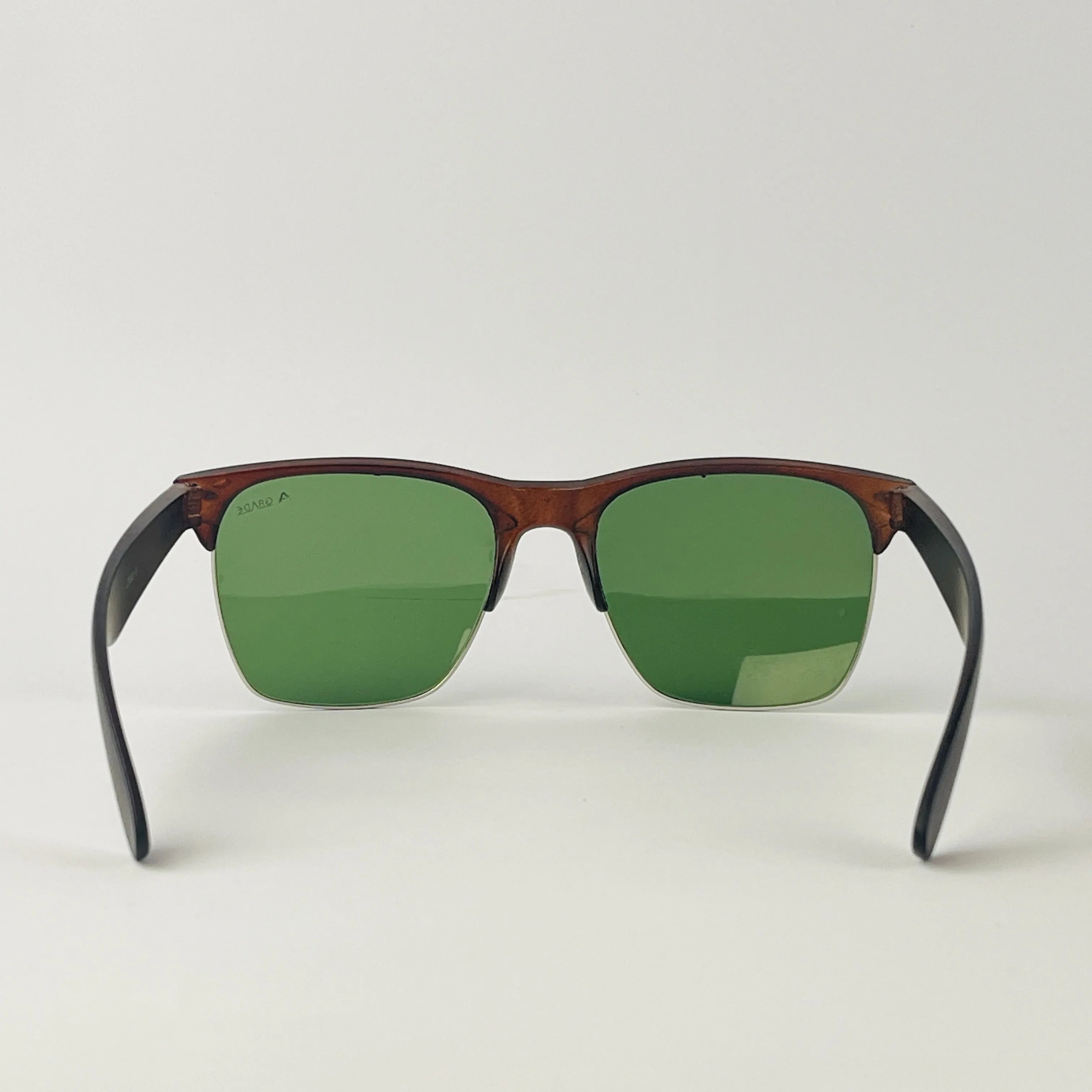 A-Grade Clubmaster Brown Sunglasses