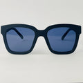 Black Luxe Square Plastic Sunglasses