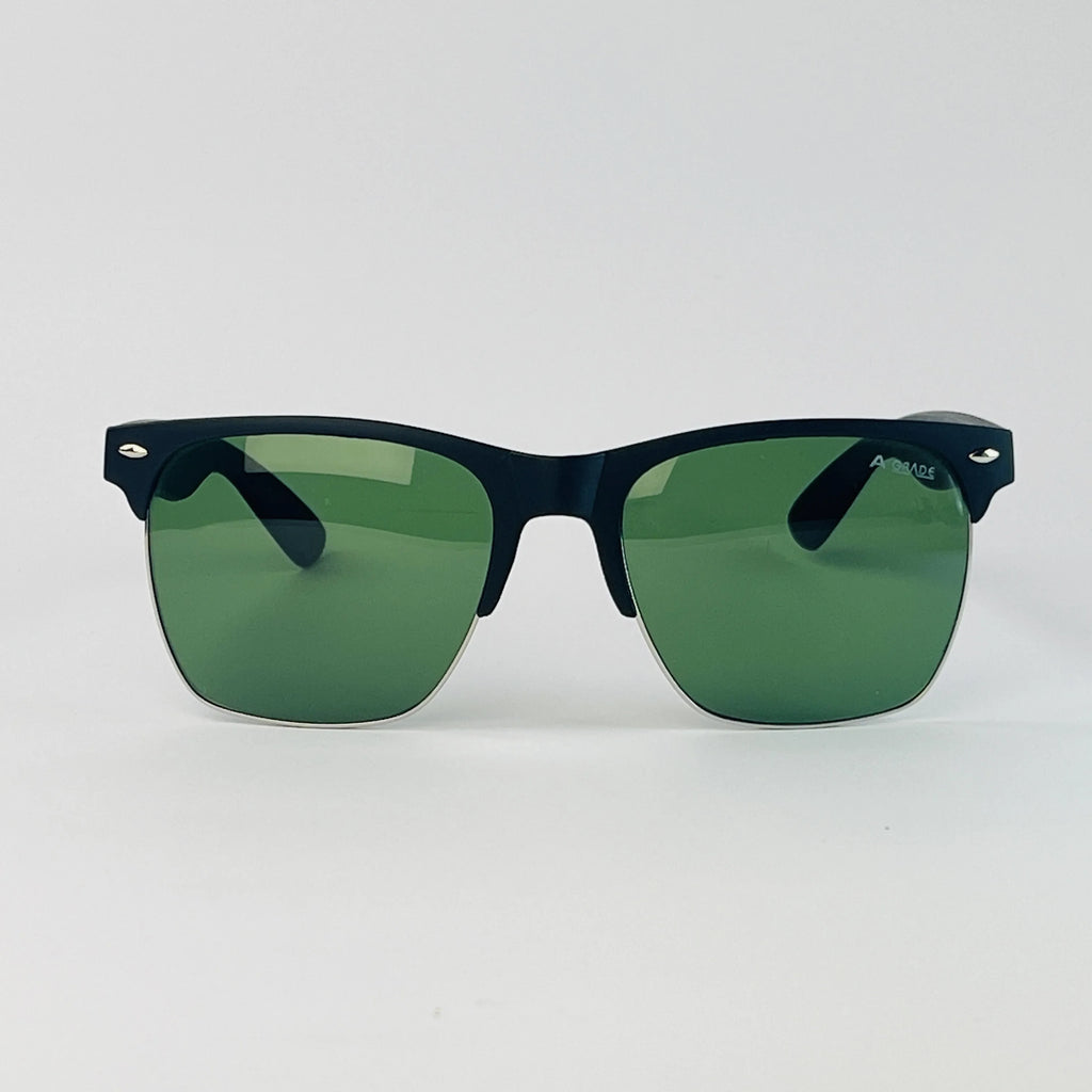 A-Grade Clubmaster Black Sunglasses