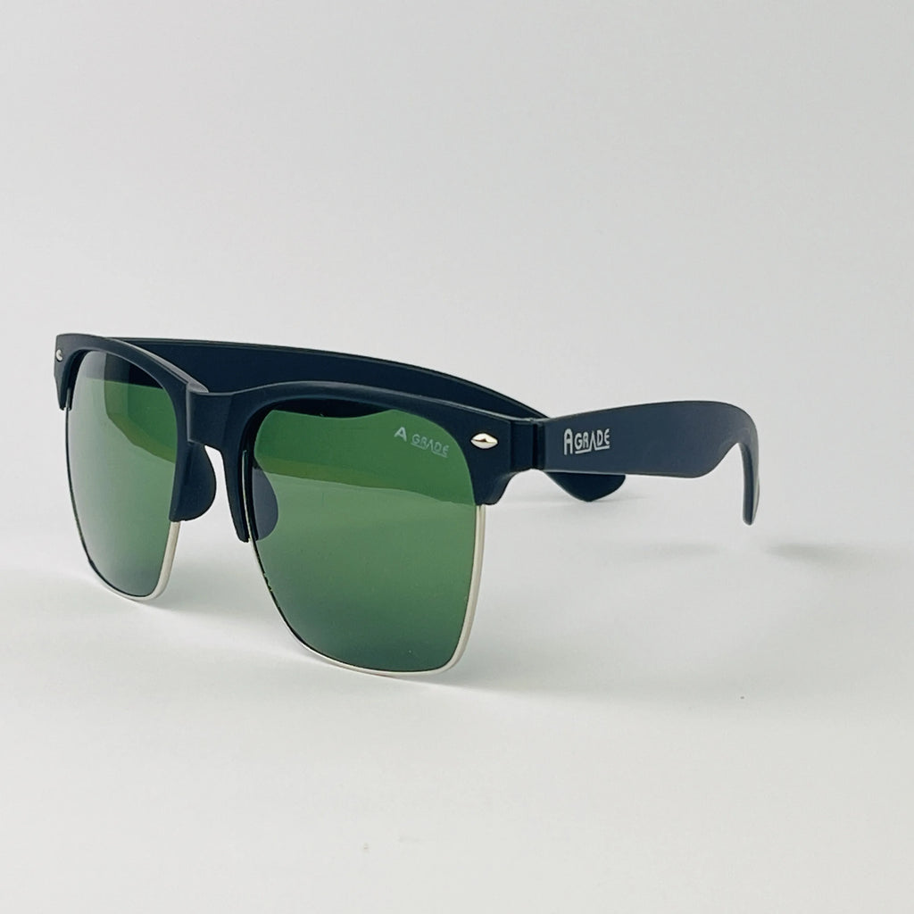 A-Grade Clubmaster Black Sunglasses