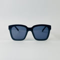 Black Luxe Square Plastic Sunglass