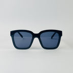 Black Luxe Square Plastic Sunglass