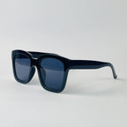 Black Luxe Square Plastic Sunglass