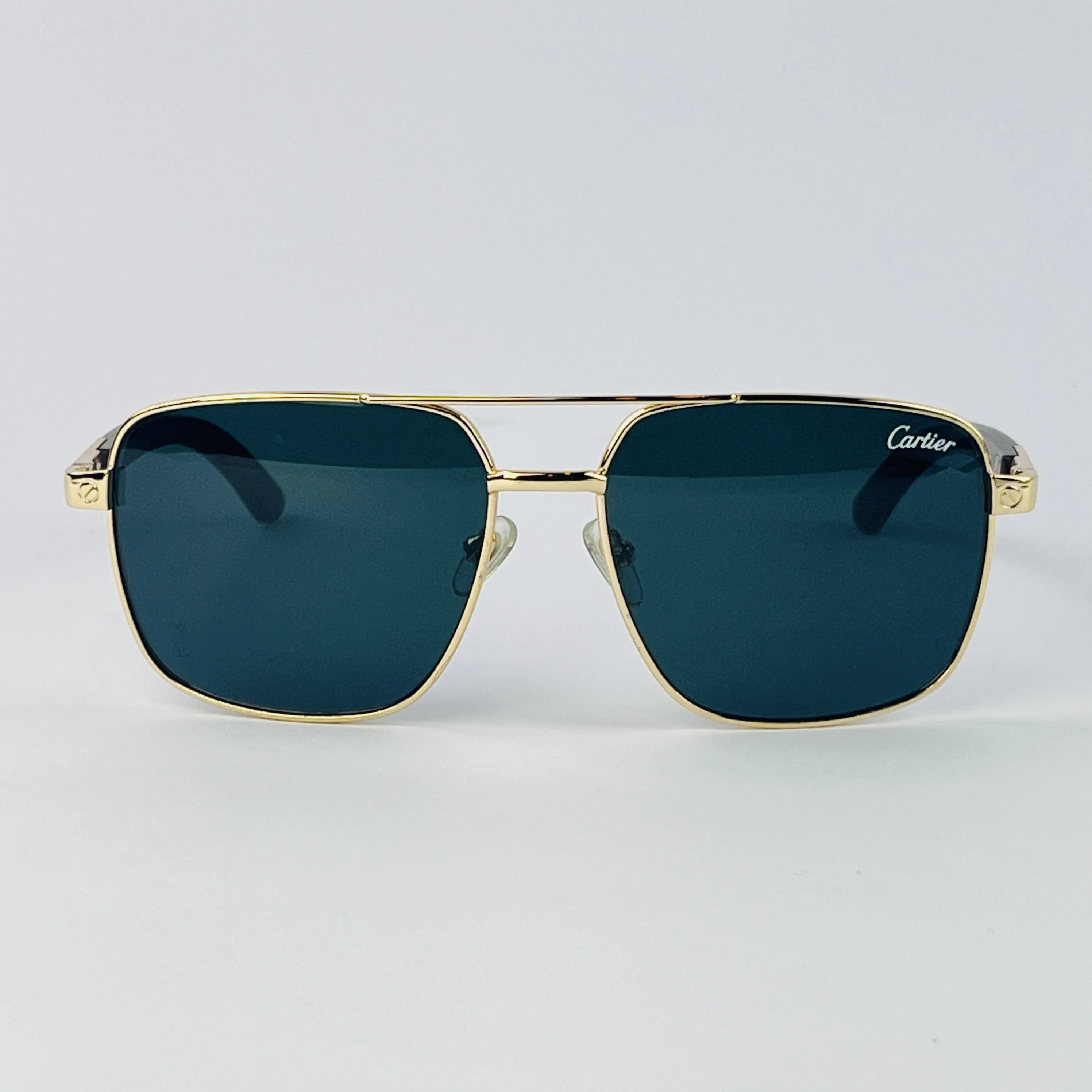Cartier Golden Aura – Premium Square Sunglasses