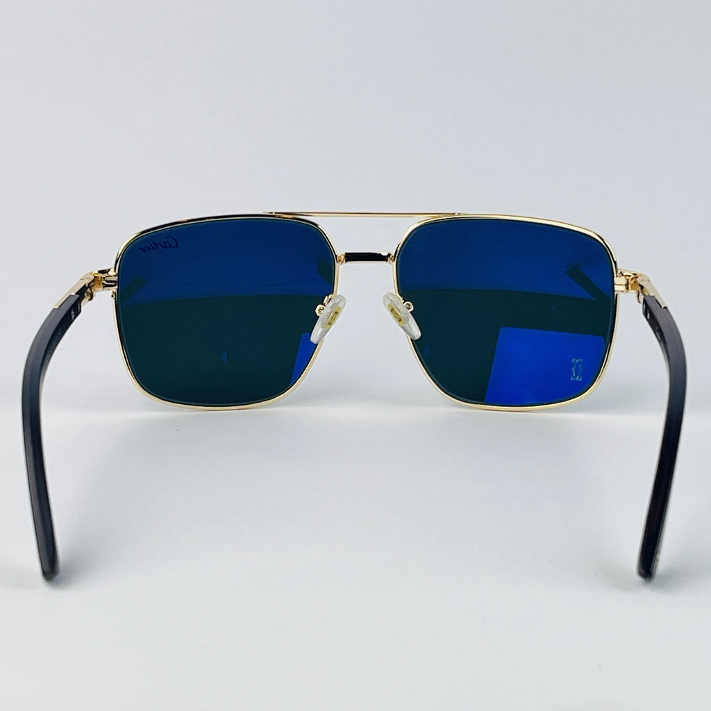 Cartier Golden Aura – Premium Square Sunglasses