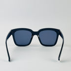 Black Luxe Square Plastic Sunglass